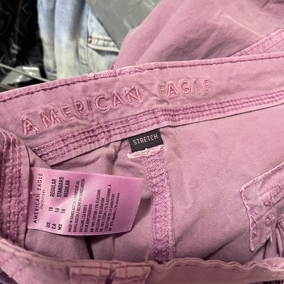 Purple Baggy Cargo Jogger Pant - Picture 4 of 4